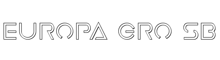 Earth Orbiter Outline  Free Fonts Download