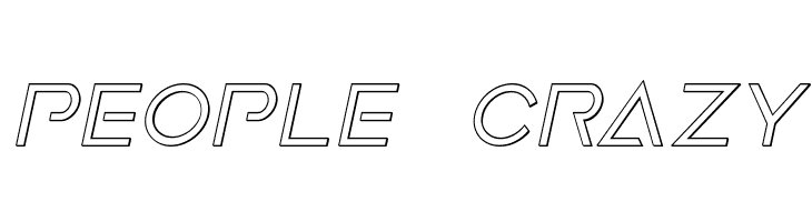 Earth Orbiter Outline Italic  Free Fonts Download