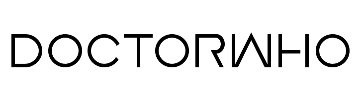 DOCTORWHO Earth Orbiter Font