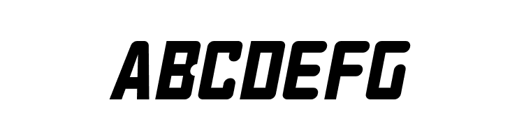 BROKEREN MIRING Italic  Free Fonts Download