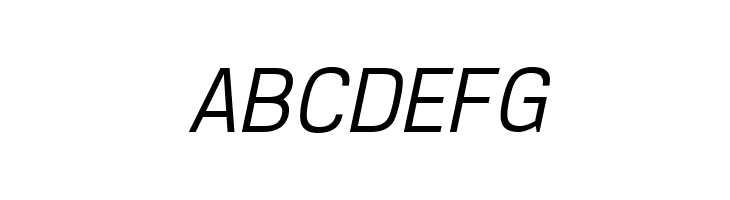 Hurufo & Numero Thin Italic Italic  Free Fonts Download