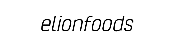 Hurufo & Numero Thin Italic Italic  Free Fonts Download