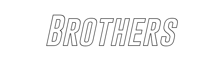 Gobold Hollow Italic  Free Fonts Download