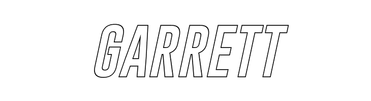 Gobold Hollow Italic  Free Fonts Download