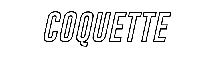 Gobold Hollow Bold Italic  Free Fonts Download