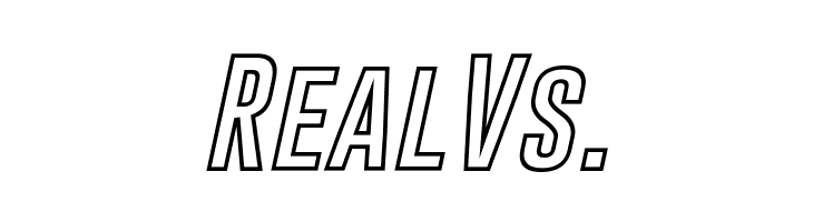 Gobold Hollow Bold Italic  Free Fonts Download