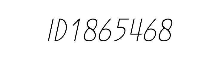 Prohandy Italic  Free Fonts Download