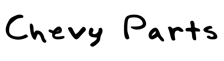 Chevy%2BParts Child's Play Trial Version Font