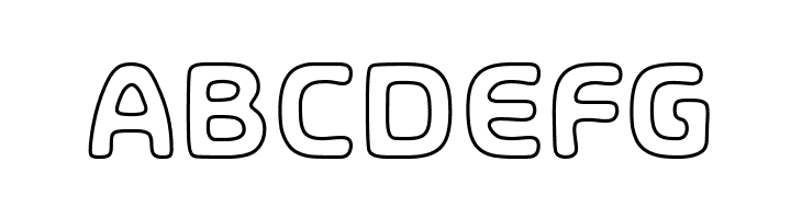 SHA Outline  Free Fonts Download