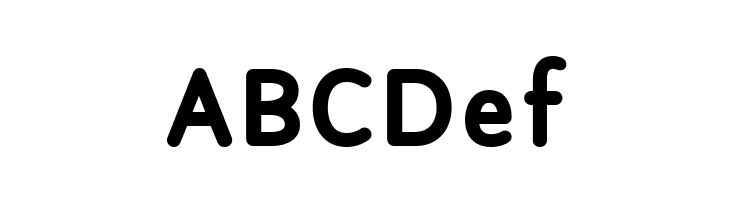 Robaga Rounded Bold  Free Fonts Download