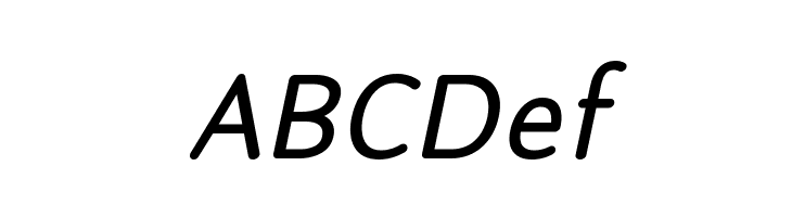 Robaga Rounded Italic  Free Fonts Download