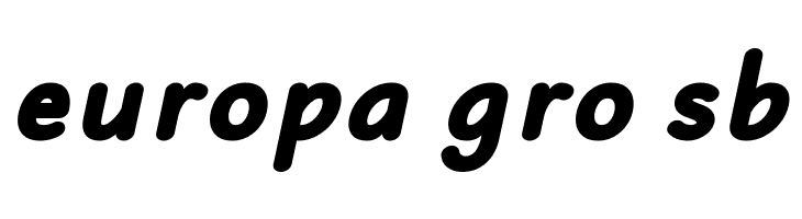 Robaga Rounded Black Italic  Free Fonts Download