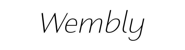 Robaga Rounded Thin Italic  Free Fonts Download