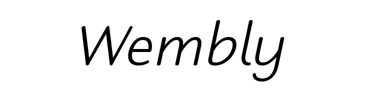 Robaga Rounded Light Italic  Free Fonts Download