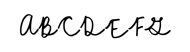 A Cursive Regular  Free Fonts Download