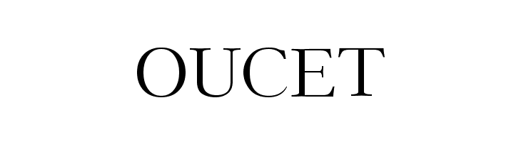 OUCET Garogier Regular Font