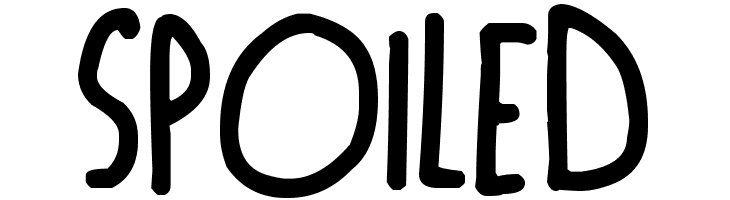 SPOILED Moonlight D Font