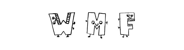 JMHMarianaBlanca-Regular  Free Fonts Download