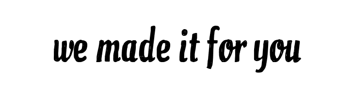 we%2Bmade%2Bit%2Bfor%2Byou CF Paradise City Regular Font