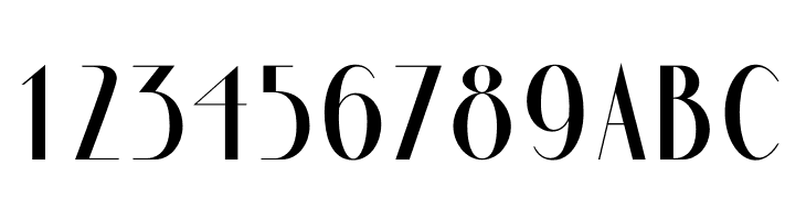 123456789ABC MarbreSans-Bold Font
