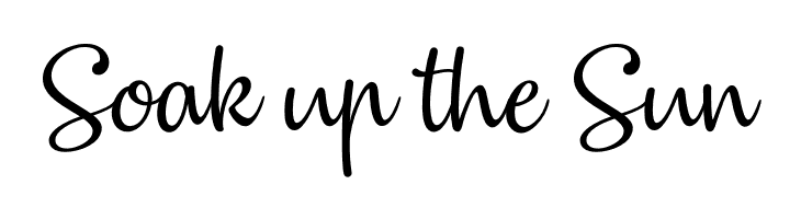 Soak%2Bup%2Bthe%2BSun Dulcelin Font