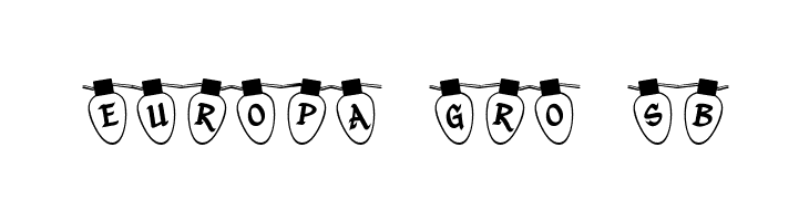 Christmas Lights Outdoor  Free Fonts Download
