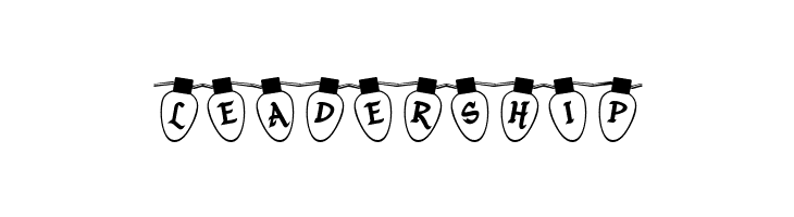 Christmas Lights Outdoor  Free Fonts Download