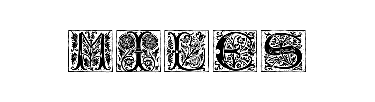 RomantiqueInitials  Free Fonts Download