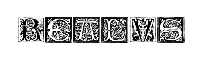 RomantiqueInitials  Free Fonts Download