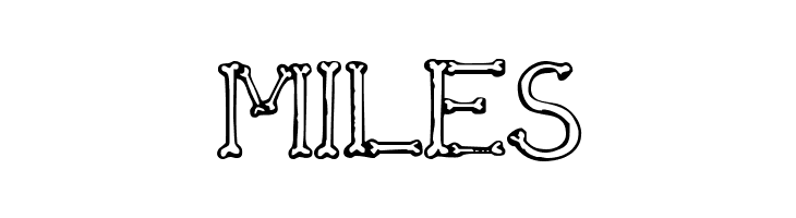 SketchBones  Free Fonts Download