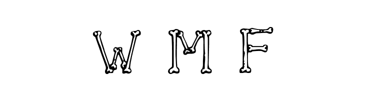 SketchBones  Free Fonts Download