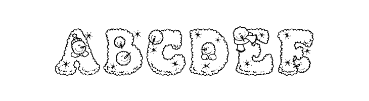 Snowpersons  Free Fonts Download