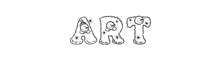 Snowpersons  Free Fonts Download