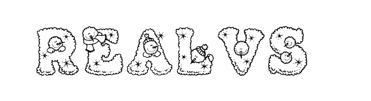 Snowpersons  Free Fonts Download