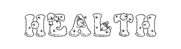 Snowpersons  Free Fonts Download