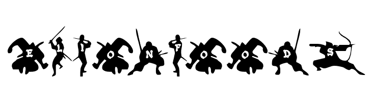 Ninjas  Free Fonts Download