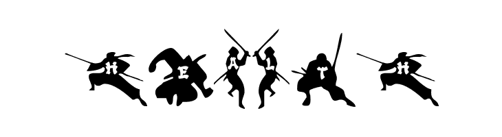 Ninjas  Free Fonts Download