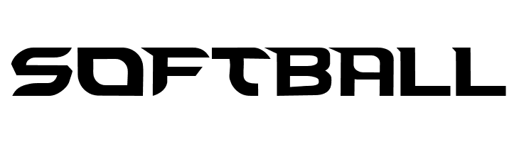SOFTBALL LEAF Font