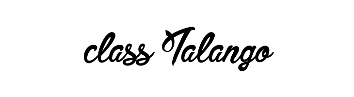 class%2BTalango America and Stars Font