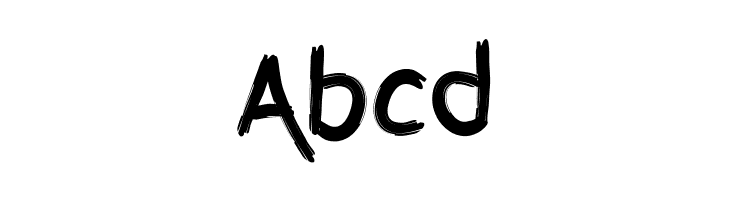Abcd Brushy Cre Font