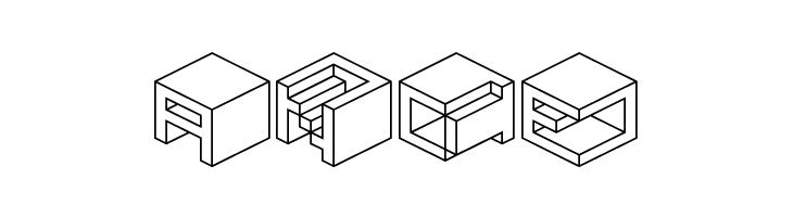 Qbicle 1 BRK  Free Fonts Download