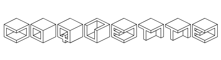 Qbicle 1 BRK  Free Fonts Download