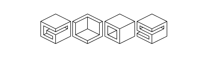 Qbicle 1 BRK  Free Fonts Download