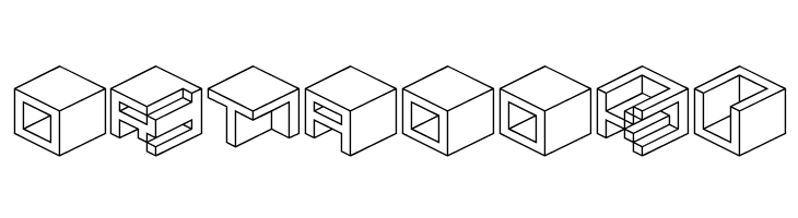 Qbicle 1 BRK  Free Fonts Download