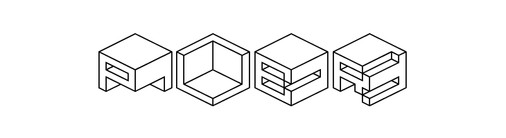 Qbicle 1 BRK  Free Fonts Download