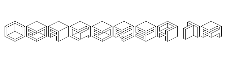 Qbicle 1 BRK  Free Fonts Download