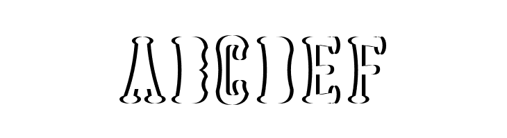 Astakhov Dished Shadow F Serif  Free Fonts Download