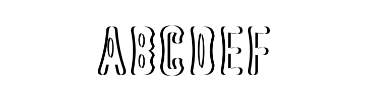 Astakhov Dished Shadow E-F-2  Free Fonts Download