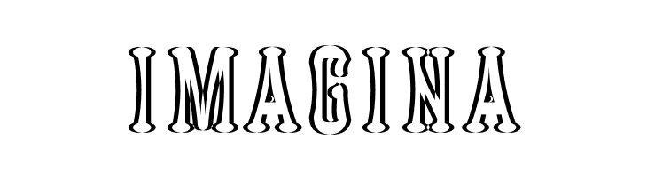 Astakhov Dished Shadow E Serif  Free Fonts Download