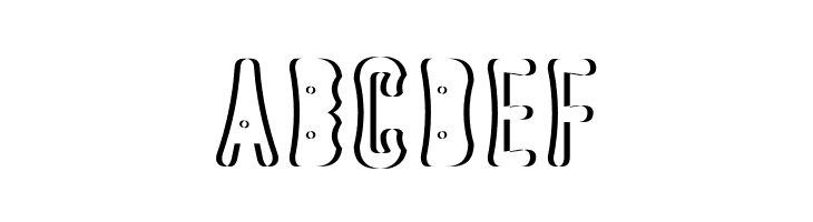 Astakhov Dished Shadow EF  Free Fonts Download